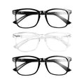 1/2/3/4/5PCS Elegant Simple and Stylish Geometric Glasses with Transparent Lenses Suitable for Daily Use